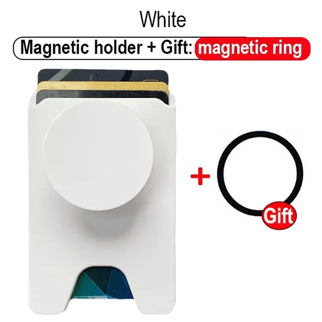 Magsafe Pop Socket With Card Holder Aura — MagSafe PopWallet+